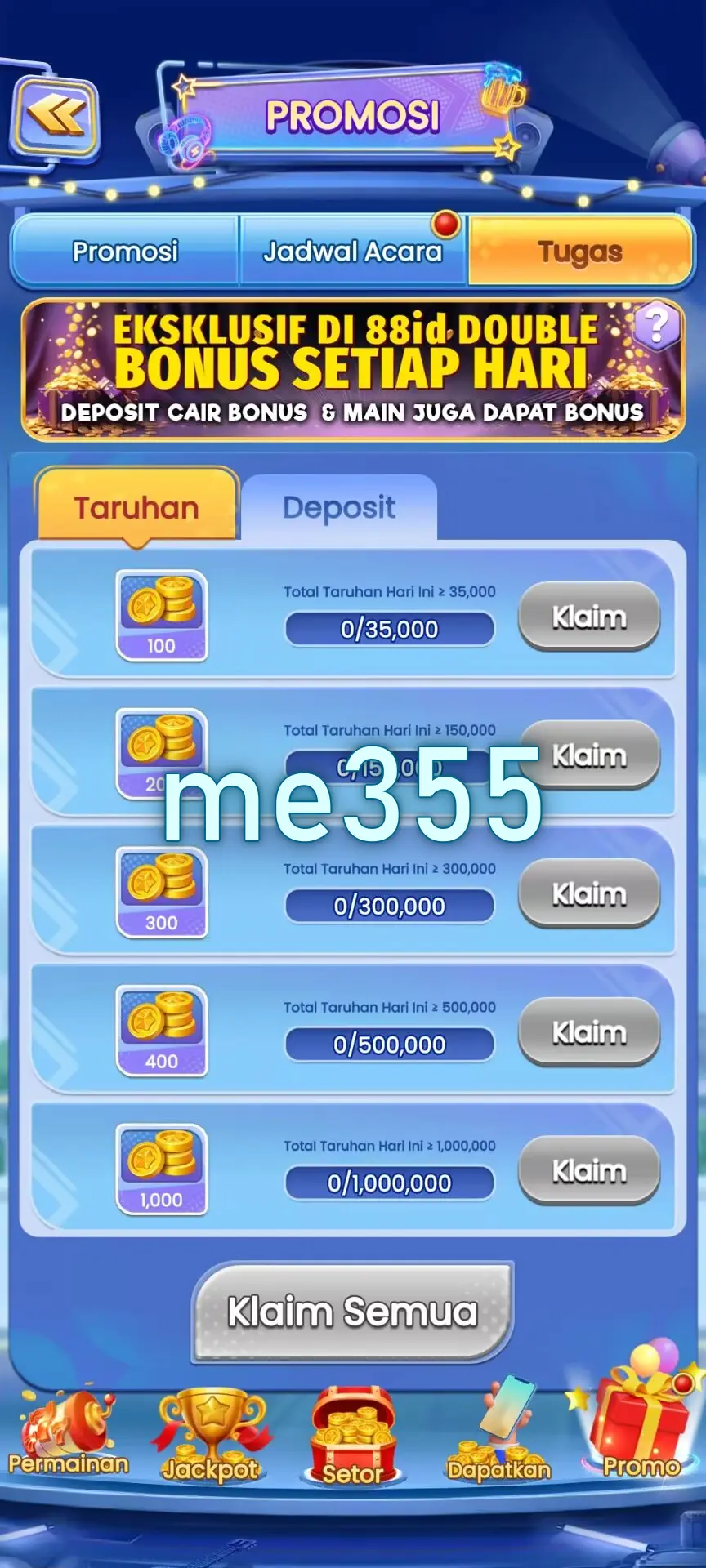 me355 Masuk